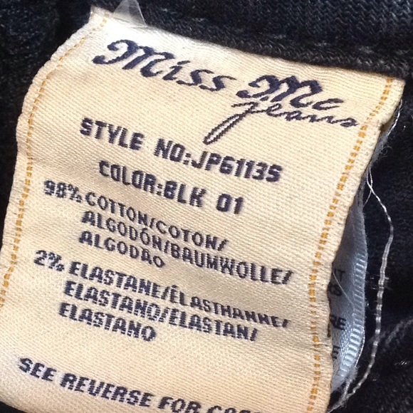 🦋 Mis me Skinny jeans size 26X31 - Picture 6 of 6